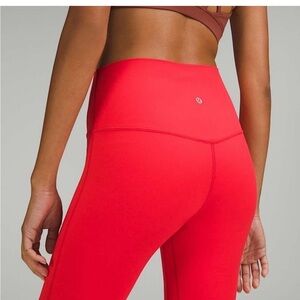 Lululemon Align Crop High Rise Legging Red Size 2